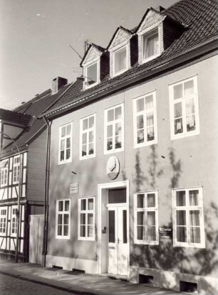 Ferdinand Freiligrath's Geburtshaus. Detmold. Unter der Wehme Nr. 5. Papierabzug