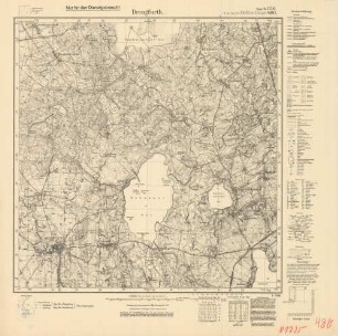 1795 (alte Nr.: 480) Drengfurth, Meßtischblatt (4 cm - Karte)