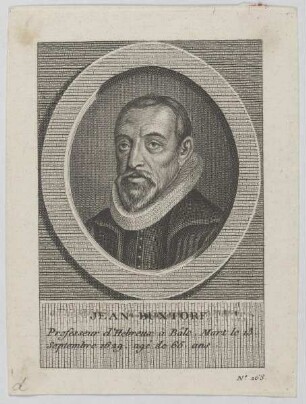 Bildnis des Jean Buxtorf