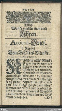 Articuls-Brief