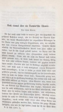 59-75 Noch einmal über die Darwin'sche Theorie