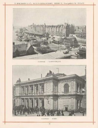 Hamburg - Sandthorquai ; Hamburg - Börse