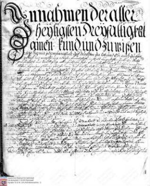 Ehevertrag zwischen Franz Philipp Caspar Wambold und Maria Charlotte Freiin von Kesselstadt