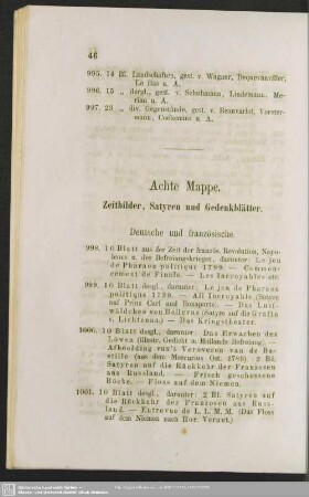 Achte Mappe