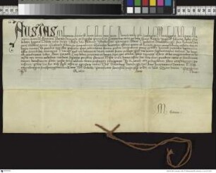 Ausis tit. sancte Sabine Presbiter Cardinalis, Legat Papst Sixtus IV., gewährt Markgraf Friedrich von Brandenburg-Ansbach-Bayreuth das Recht auf einen tragbaren Altar