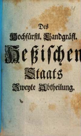 Staat Von Hessen-Cassel Und Darmstadt