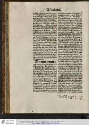 Notandum est quod illa questione primo quod ipsa est propria Ypocrita...
