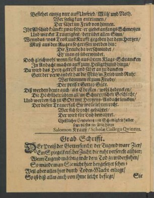 Grab-Schrifft.