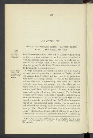 Chapter XII. Anarchy In Western Behar. - Eastern Behar, Bengal, And Chota Nagpore