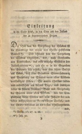Die Fragen der zweifelnden Vernunft: Ist Vergebung der Sünden möglich? Ist von Gott Begnadigung durch Christum zu hoffen?