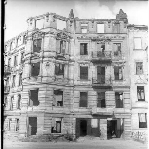 Negativ: Ruine, Menzelstraße 37, 1950