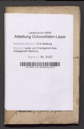 Erblasser: Bloemeke, Clemens:
