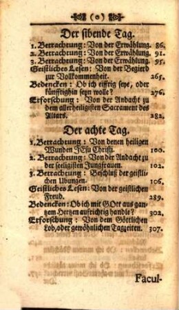 Des Bettenden Christen ... Geistliche Einsamkeit, 6. ... Gott-geheiligter Ordens-Personen, Auf besondere Hochschätzung ihres Beruffs, und eifferige Begierd zur Geistlichen Vollkommenheit Abzihlend