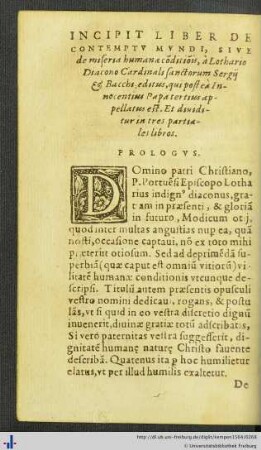 De Contemptu Mundi