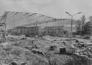 Baustelle für eine Industriehalle