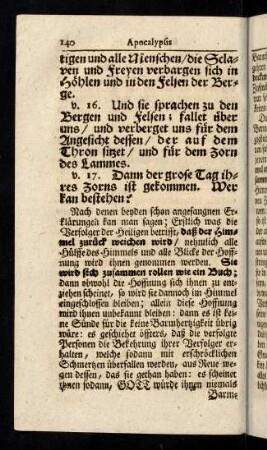 140-143, Vers 16 - 17