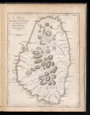 Map of the island of St. Vincent : for the History of the West Indies by Bryan Edwards Esq.