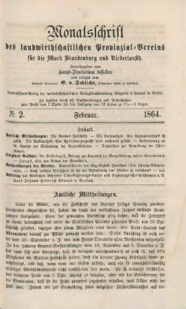 No 2. Februar. 1864.