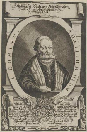 Bildnis des Johannes, Fürst von Anhalt-Zerbst