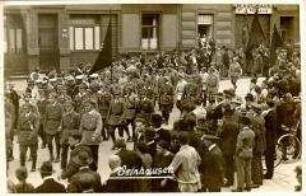 Aufmarsch des Roten Frontkämpferbundes in Gelnhausen