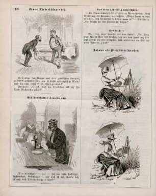 "Etwas Niedergschlagendes" "Ein strebsamer Dienstmann" "Johann als Fliegenverscheucher"