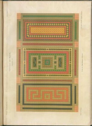 Innere Decoration mit Majolik und Terracotta