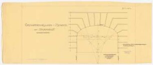 Großherzogliches Museum, Darmstadt Ausführungsprojekt ab 1896: Nordseite EG, Fensterbogen 1:10