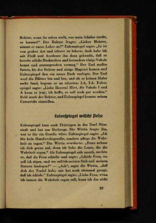 Eulenspiegel wäscht Pelze