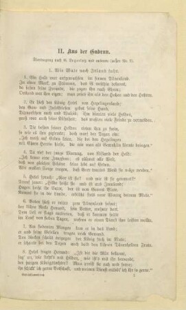 II. Aus der Gudrun