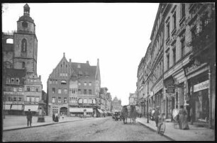Wittenberg. Markt und Collegienstraße
