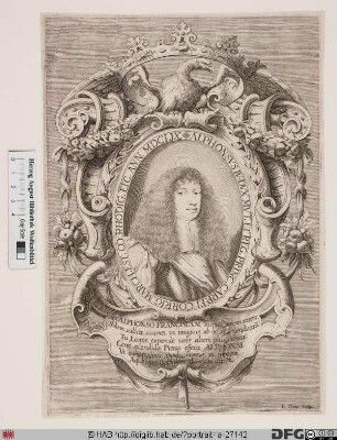 Bildnis Alfonso IV. (d'Este), Herzog von Modena und Reggio (reg. 1658-1662)