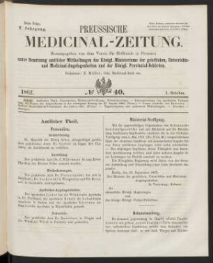 No 40. (1. Oktober 1862) - No 44. (29. Oktober 1862)