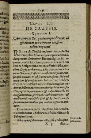 Caput III. De Caussis.