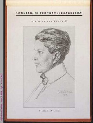Porträt von Sophie Hoechstetter