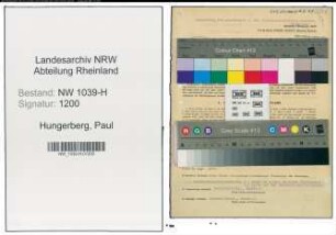 Entnazifizierung Paul Hungerberg , geb. 16.06.1907 (Studuenrat)