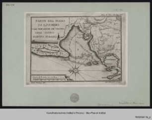 Karte von Livorno und Umgebung