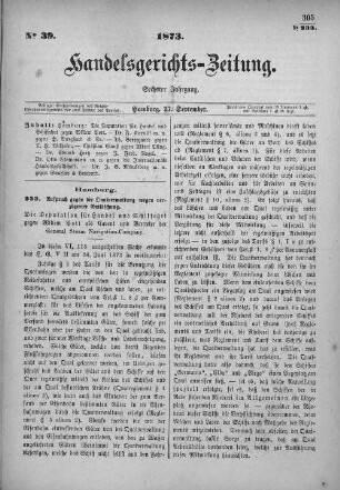 No. 39. 27. September 1873