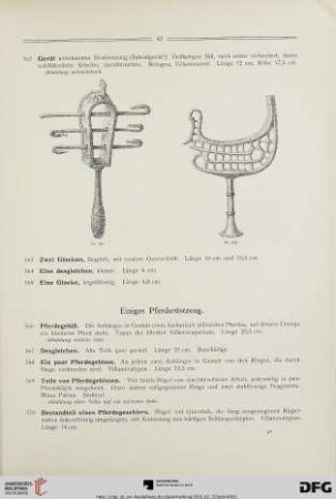 Einiges Pferderüstzeug (Nr. 566-574)