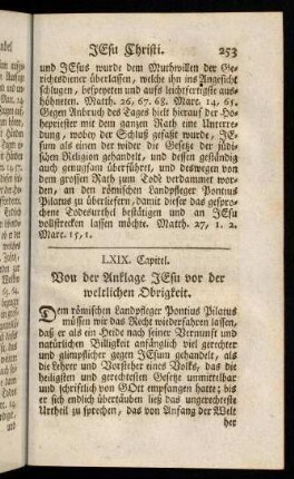 253-261, Capitel LXIX - LXX