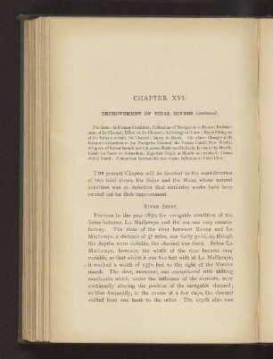 CHAPTER XVI. IMPROVEMENT OF TIDAL RIVERS (continued.)