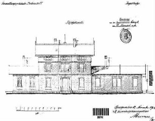 Bad Liebenzell: Empfangsgebäude mit Anbauten Ansicht (Zufahrt)