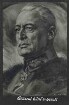 Friedrich von Gerok, General der Infanterie von 1914-1918, Kommandeur des XXIV. Res. Korps in Uniform mit Orden, Porträt im Halbprofil