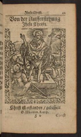Von der Aufferstehung Jhesu Christi.