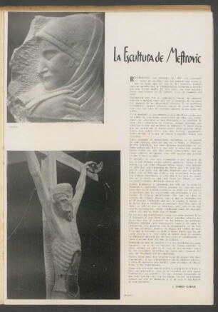 La escultura de Mestrovic