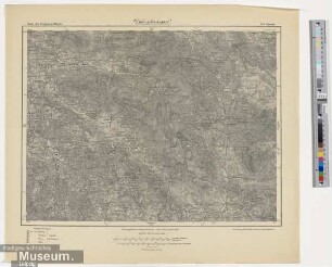 Karte des Deutschen Reiches. 582. Zwiesel.