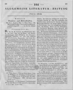 Kirchgeßner, F.: Der Kurort Bocklet mit seinen Heilquellen und Bädern. Ein Taschenbuch für Kurgäste und Ärzte. Würzburg: Zürn 1838