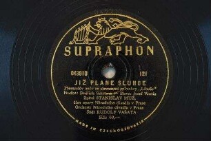 Již plane slunce : Přemyskův zpěv ze slavnostni zpěvohry "Libuše" / Hudba: Bedrich Smetana; Slova: Josef Wenzig