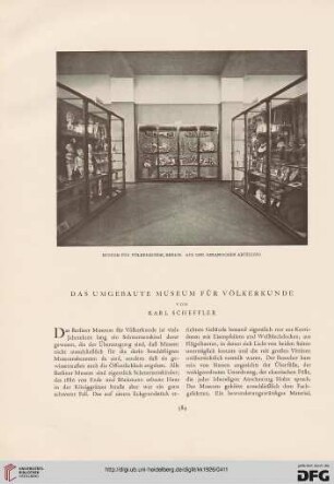Das umgebaute Museum für Völkerkunde