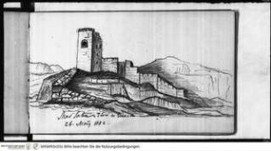 Skizzenbuch Vorderasien, Palästina, Zypern, Hermus (Larisa?)