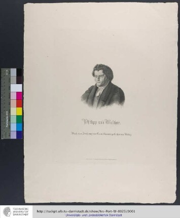 Philipp von Walther : nach einer Zeichnung von Ernst Foerster gestochen von Valmy